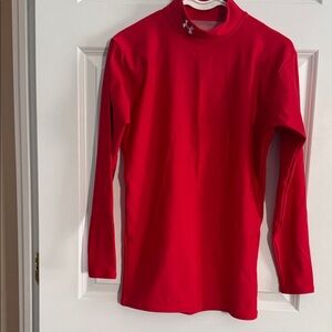 Under Armour coldgear Bright Red Long Sleeve mock neck